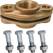 2 Flanges, 2 Gaskets, 4 Nuts, 4 Bolts, 1-1/2 In Fip Connection Bronze, And - $155.98