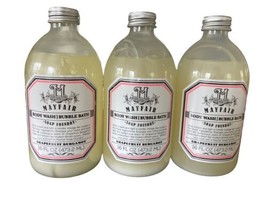 Mayfair Grapefruit Bergamot Body Wash/ Bubble bath 16fl oz x 3 bottles - £19.22 GBP