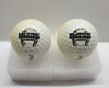 Horseshoe Casino Logo Golf Ball Pinnacle 1 Gold Lot of 2 - $15.83