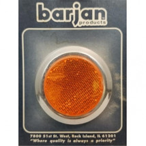 Barjan 2 in. Reflector Round 2 by CD - Amber - $30.15