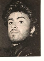 George Michael teen magazine pinup clipping Wham 1980&#39;s close up Freedom... - £1.95 GBP