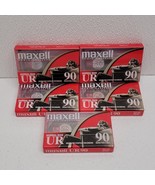 Maxwell UR 90 Minute Lot Of 5 Normal Bias Blank Audio Cassette Tapes Sealed - $17.15 CAD