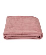 Blush Microfiber Plush Throw/Blanket (50x60 in) Brand New!!   #B302    - £20.25 GBP