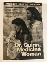 Dr Quinn Medicine Woman Tv Series Print Ad Vintage Jane Seymour Joe Lando TPA3 - £4.67 GBP