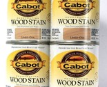 4 Cans Cabot Premium Woodcare Penetrating Wood Stain Limed Oak Color 813... - £40.16 GBP