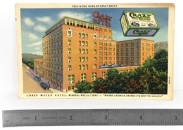 Vintage Texas Unused Postcard - Crazy Water Resort Spa Hotel Mineral Wells, TX - £7.51 GBP