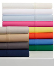 Ralph Lauren 464 Percale King Flat Sheet $145 Oxford Blue - $76.06 CAD