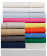 Ralph Lauren 464 Percale King Flat Sheet $145 Oxford Blue - $54.44