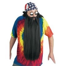 Fun World Beard with Mustache Adult Halloween Accessory One Size Black - $13.95