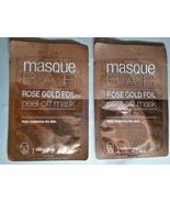 (2) Masque Bar Rose Gold Foil Peel Off Mask - FREE SHIPPING!!! - $6.95