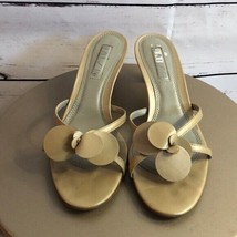 Unisa light tan nude cream heeled sandals - £14.08 GBP