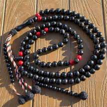 ANTIQUE islam 8 mm 100 beads Black Coral Prayer beads Yusr yemen coral يسر مكاوي - £146.40 GBP