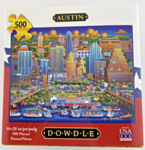 Dowdle Puzzles City of Austin Texas 500 Pieces 16 x 20 inches. - $19.34