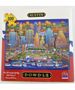 Dowdle Puzzles City of Austin Texas 500 Pieces 16 x 20 inches. - £15.20 GBP