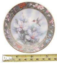 Bradford Exchange The Ruby Throated Hummingbird Lena Liu Miniature Plate... - $23.64