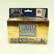 Vintage Bicycle 2000 Double Deck of Bridge Playing Cards W/ Storage Tin New - £13.27 GBP