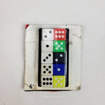 Classic Games 10 Pack 6 Sided Game Dice Ages 6+ Red Yellow Blue Black White - $7.18