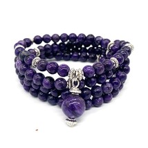  girl elastic stretchy 74 cm yoga necklace nature really labradorite amethysts charoite thumb200
