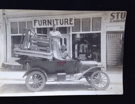 Antique Photograph Noah&#39;s Furniture Store And Delivery Vehicle Noah&#39;s Ark - $13.96