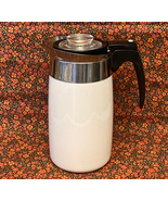 Vintage Corning Ware rare All White coffee percolator 10 cup P-280-EP needs cord - $60.00