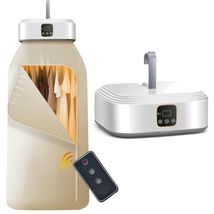 Portable Mini Electric Clothes Dryer 22 lbs Capacity Remote Control UV C... - $74.20