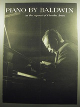 1958 Baldwin Piano Ad - Piano by Baldwin at the request of Claudio Arrau - £14.49 GBP