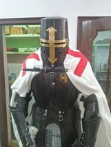 Antique Black Medieval Knight Suit Combat Full Body Armour Wearable Cost... - £615.50 GBP