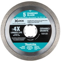 Makita E-07406 X-Lock 5" Continuous Rim Diamond Blade for Ceramic and Granite - $14.99