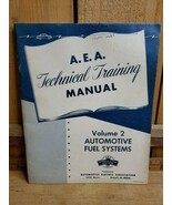 Vintage 1955 Automotive Electric Association AEA Vol 2 Automotive Fuel S... - $49.86 CAD