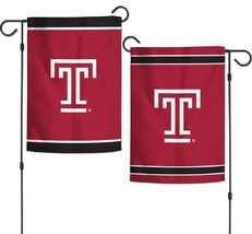 Temple Owls 12.5 x 18&quot; Double Sided Yard and Garden College Banner Flag... - $16.95