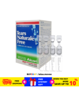 2 X ALCON TEARS NATURALE FREE 32 Vial 0.8ml LUBRICANT EYE DROPS RELIEVER - £27.25 GBP