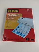 Scotch Thermal Laminating Pouches - 8.5&quot; X 11&quot; Pack of 100 Pouches TP385... - $17.56