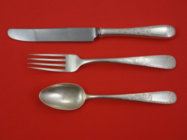 Mayflower by Kirk Sterling Silver Junior Set 3-pc knife french 7 1/4&quot; - £162.03 GBP