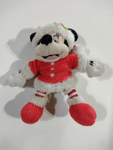 Alte Original Disney Plüsch Mickey Puppe Weihnachtsmann Karo Lagerbestand - £16.13 GBP