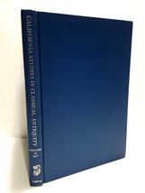 California Studies in Classical Antiquity Volume 10 1977 Hardcover - £9.34 GBP
