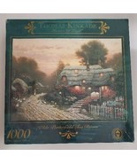 Thomas Kinkade Olde Porterfield Tea Room 1000 Piece Jigsaw Puzzle New an... - £11.70 GBP