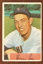 Vintage BASEBALL Card 1954 BOWMAN #182 SHERMAN LOLLAR Chicago White Sox ... - $11.35