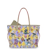 Princess and Bunny Yellow Rhombus Leather Tote Handbag with Removable Co... - £31.46 GBP