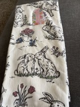 Spring Gatherings Easter Bunny Set Of 2 Kitchen Towels 100% Cotton New - £11.18 GBP