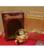 Dreamsicles Christmas Ornament Cherub Angel on Candy Cane tagged 10829 - £4.68 GBP