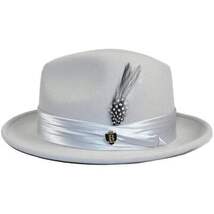 Bruno Capelo Hat Australian Wool Crushable Fedora Giovani UN133 Silver Gray image 12