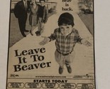 Leave It To Beaver Vintage Movie Print Ad Christopher McDonald TPA10 - £4.63 GBP