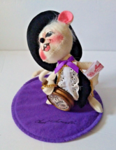 Annalee 7&quot; Celebrate 2000 Mouse 1999 Pocket Watch Tag, Signed Chuck Thor... - $16.82