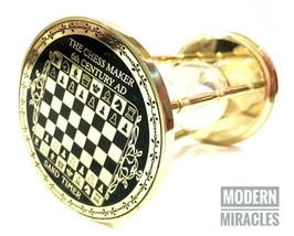 Antico ottone sabbia timer nautico marittimo stile scacchi clessidra... - £43.13 GBP