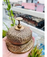 Marine Desk Bell Antique Vintage Brass Hotel Service Ornate Reception Co... - $42.89