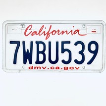  United States California Lipstick Passenger License Plate 7WBU539 - £13.23 GBP