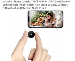 2025 Ultra Compact 1080P Indoor-Outdoor WiFi Camera with Night Vision  A... - $39.48