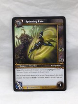 World Of Warcraft TCG Spinning Fate Icecrown Rare Card 198/220 - $4.94