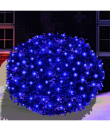 LED Blue Christmas Net Lights Outdoor Christmas Decorations 5Ftx5Ft 100L... - €25,66 EUR