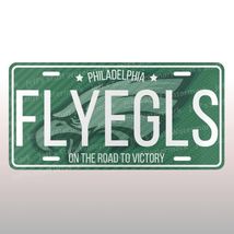 Philadelphia FLYEGLS Road to Victory License Plate Tag Auto Car Vanity P... - $18.49